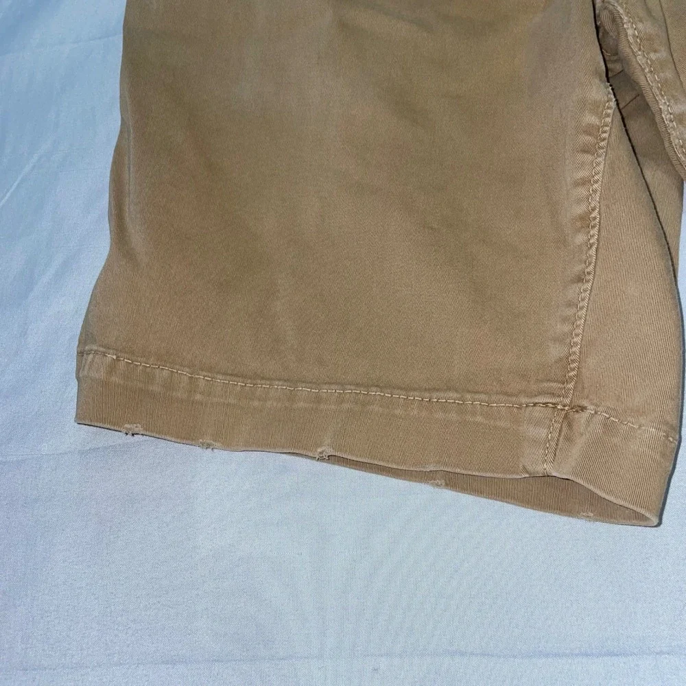 American Eagle Extreme Flex Classic Khaki Chino Shorts Mens 30 Tan Brown
